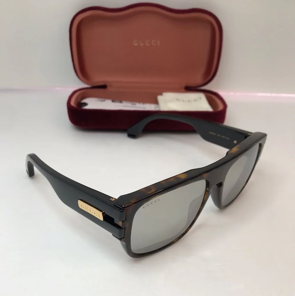 💯 original GUCCI SQUARE-FRAME ACETATE SUNGLASSES GG0664S-004 UNISEX